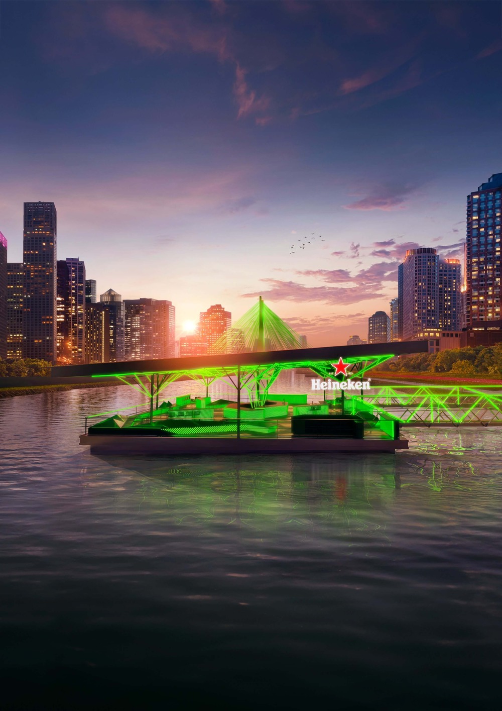 Heineken Floating Bar